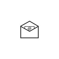 vecteur de logo de courrier