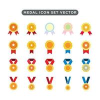 médaille, icône, ensemble, vecteur, conception, gabarits vecteur