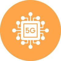 conception d'icônes créatives 5g vecteur