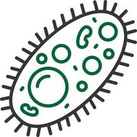 conception d'icône créative de bactéries vecteur