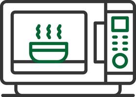 conception d'icône créative micro-ondes vecteur