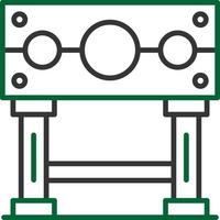 conception d'icône créative au pilori vecteur