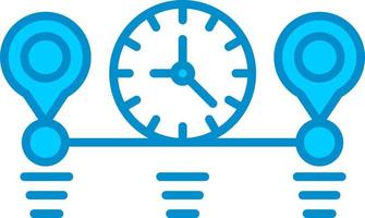 conception d'icône créative de ligne de temps vecteur