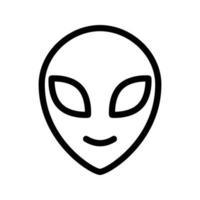 illustration vectorielle extraterrestre sur fond.symboles de qualité premium.icônes vectorielles pour le concept et la conception graphique. vecteur