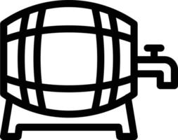 illustration vectorielle de baril sur fond.symboles de qualité premium.icônes vectorielles pour le concept et la conception graphique. vecteur
