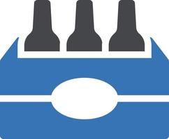 illustration vectorielle de bouteilles de brasserie sur fond. symboles de qualité premium. icônes vectorielles pour le concept et la conception graphique. vecteur