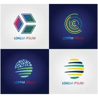 création de logo créatif vecteur