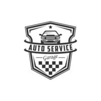 vecteur de conception de logo de voiture de service et de réparation automobile, meilleur pour le vecteur premium de service de voiture de réparation