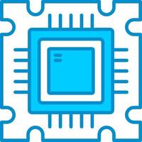conception d'icône créative de processeur vecteur