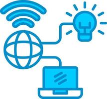 conception d'icône créative internet des objets vecteur