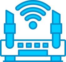 conception d'icône créative de routeur wifi vecteur