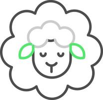 conception d'icône créative mouton vecteur