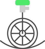 conception d'icône créative performance monocycle vecteur