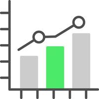 conception d'icône créative graphique de croissance vecteur