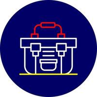 conception d'icônes créatives de boîte à outils vecteur