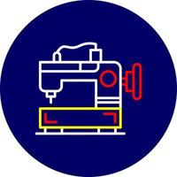 conception d'icône créative de machine à coudre vecteur