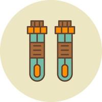 conception d'icône créative de test sanguin vecteur