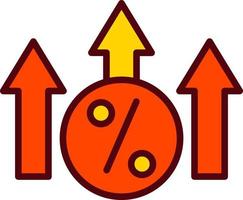 augmenter l'icône de vecteur