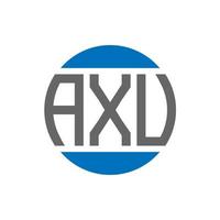 création de logo de lettre axv sur fond blanc. concept de logo de cercle d'initiales créatives axv. conception de lettre axv. vecteur
