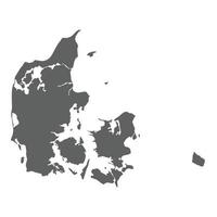 carte du danemark vecteur