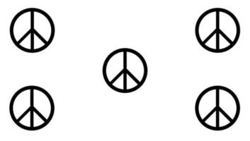 fond de symbole de paix vecteur