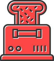 conception d'icône créative grille-pain vecteur