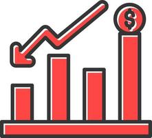 conception d'icône créative de statistiques vecteur