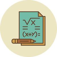 conception d'icônes créatives mathématiques vecteur