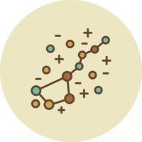 conception d'icône créative constellation vecteur