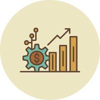 conception d'icône créative économie numérique vecteur