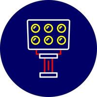 conception d'icône créative légère vecteur