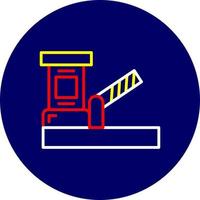 conception d'icône créative de péage vecteur