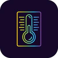 conception d'icône créative thermomètre vecteur