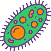 conception d'icône créative de bactéries vecteur
