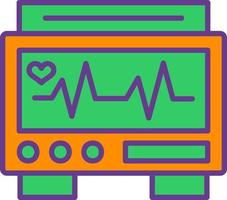 conception d'icône créative moniteur ekg vecteur