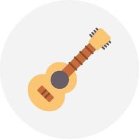 conception d'icône créative de guitare acoustique vecteur