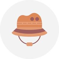 conception d'icône créative chapeau vecteur