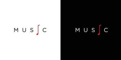 création de logo de musique simple et unique vecteur