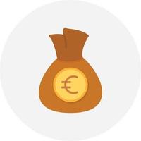 conception d'icône créative de sac d'argent vecteur
