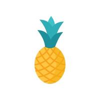 style de dessin animé d'illustration vectorielle d'icône d'ananas. vecteur