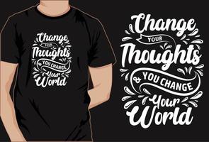 conception de t-shirt de motivation, t-shirt de typographie, t-shirt décoratif vecteur