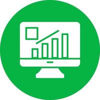 icône de vecteur de croissance