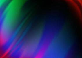 multicolore foncé, arrière-plan vectoriel arc-en-ciel avec des formes de bulles.