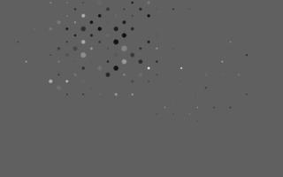 motif vectoriel noir clair avec des sphères.