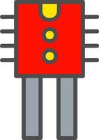 icône de vecteur de transistor