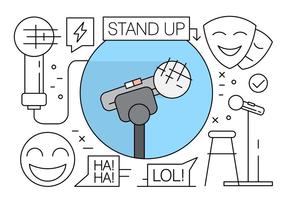 Icônes de Comedie Stand Up Stand Up
