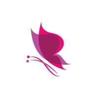 vecteur de conception icône logo papillon