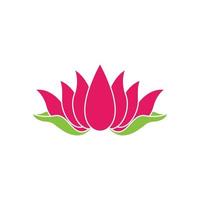 vecteur de conception d'icône de logo de lotus