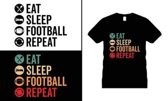 conception de t-shirt de sport de football américain. utiliser pour t-shirt, tasses, autocollants, etc. vecteur