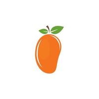 mangue dans un style plat. logo vectoriel mangue